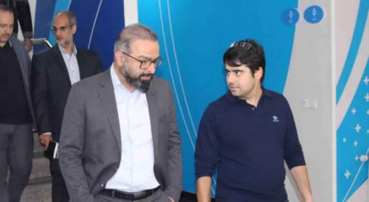 بازدید مدیر عامل شرکت شهر صنعتی و منطقه ویژه اقتصادی کاوه از شرکت زرین رویا