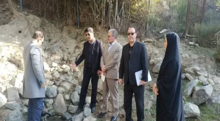 ساخت سفره‌خانه سنتی در اطراف چشمه خان‌سر