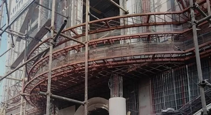 آهن کشی نمای ساختمان