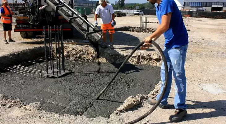 ویبره زدن بتن