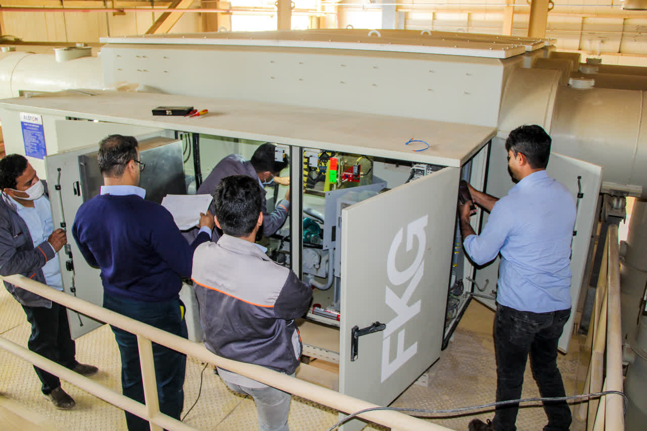 تصاویر بازدید دوره‌ای واحد ۶ نیروگاه خلیج فارس