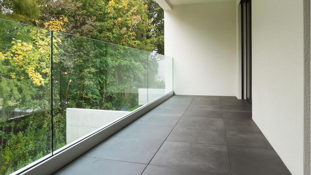 کفپوش بتنی بالکن