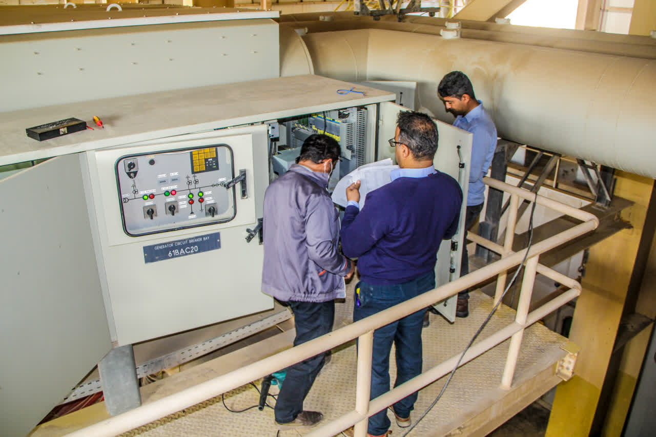 تصاویر بازدید دوره‌ای واحد ۶ نیروگاه خلیج فارس