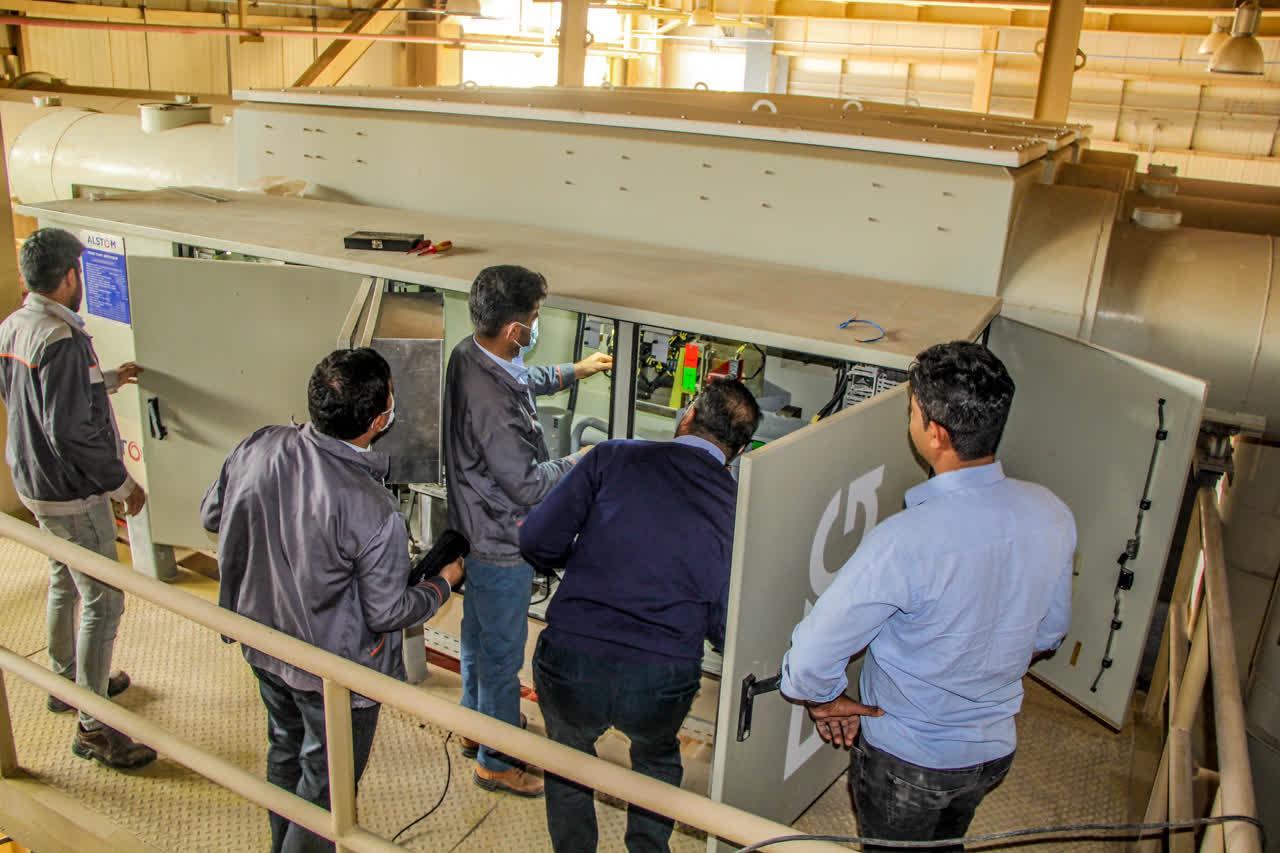 تصاویر بازدید دوره‌ای واحد ۶ نیروگاه خلیج فارس