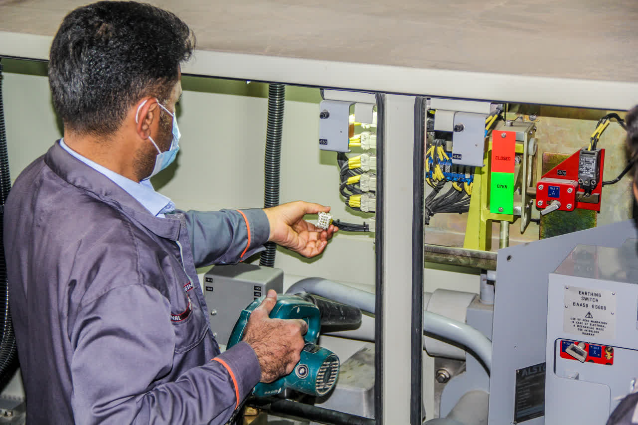 تصاویر بازدید دوره‌ای واحد ۶ نیروگاه خلیج فارس