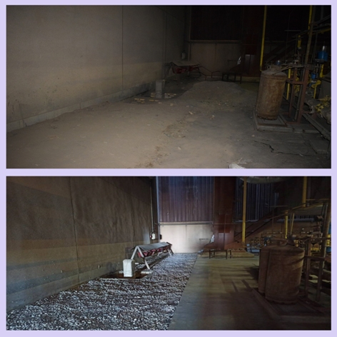 مسطح سازی و ترمیم فضای اطراف واحدهای نیروگاه طوس