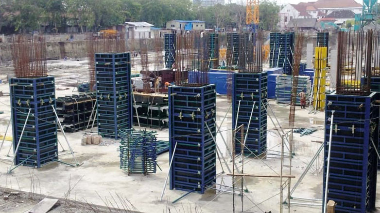 قالب بندی ستون