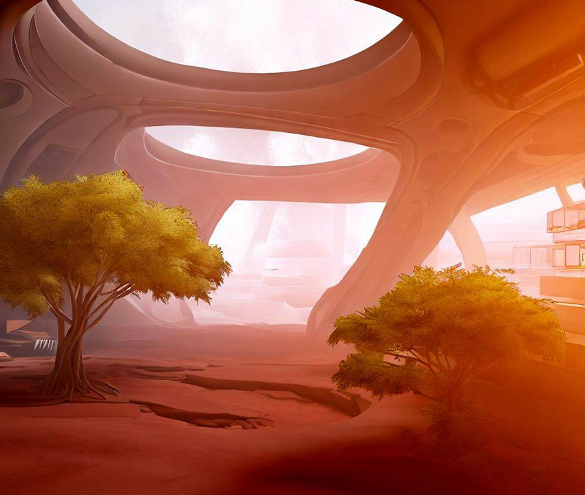 اولین شهر قابل سکونت برای انسان در مریخ!