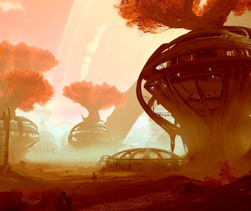 اولین شهر قابل سکونت برای انسان در مریخ!