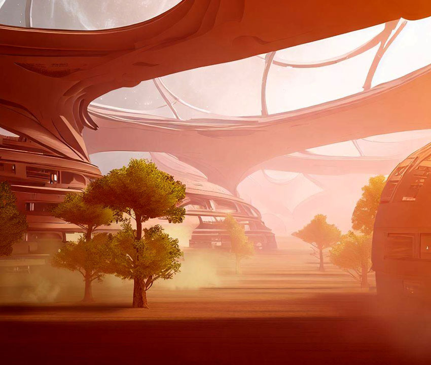 اولین شهر قابل سکونت برای انسان در مریخ!