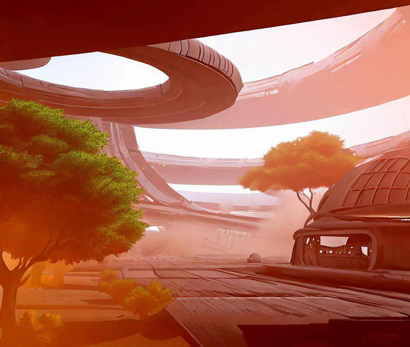 اولین شهر قابل سکونت برای انسان در مریخ!