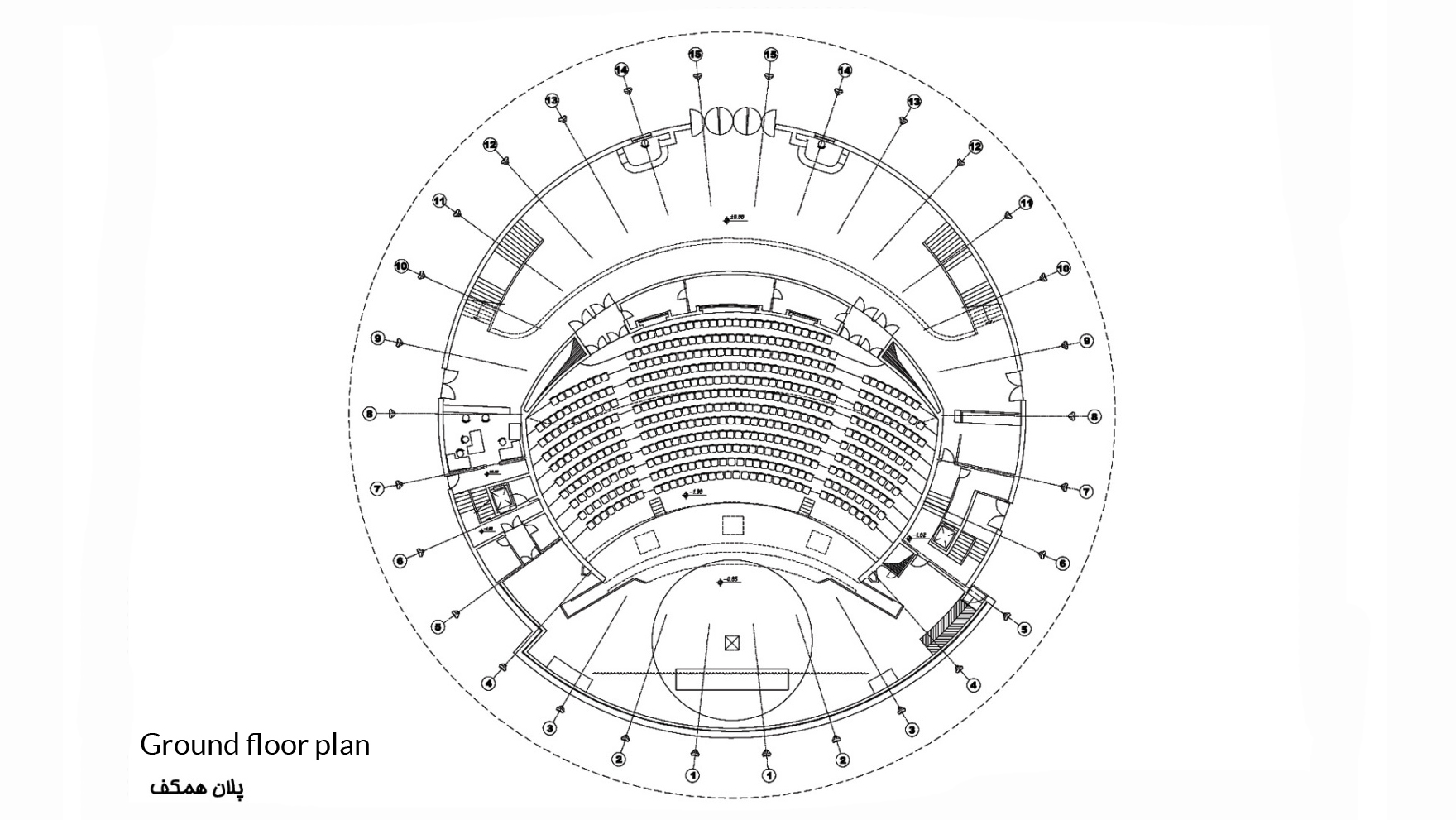 معماری ساختمان تئاتر شهر تهران