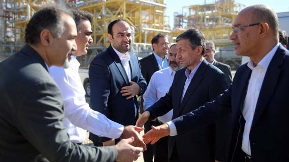 بازدید رییس ستاد اجرایی از پالایشگاه استحصال اِتان پارسیان