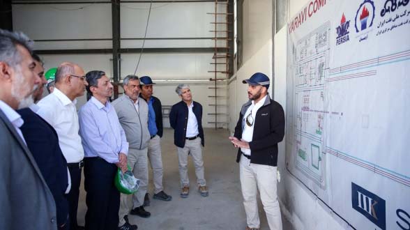 بازدید رییس ستاد اجرایی از پالایشگاه استحصال اِتان پارسیان