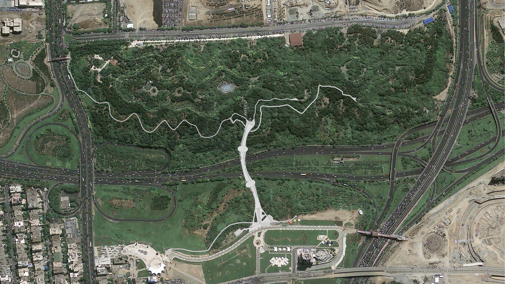 پل پیاده طبیعت + تصاویر