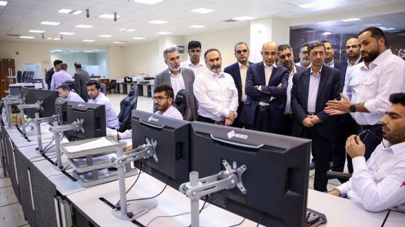 بازدید رییس ستاد اجرایی از پالایشگاه استحصال اِتان پارسیان