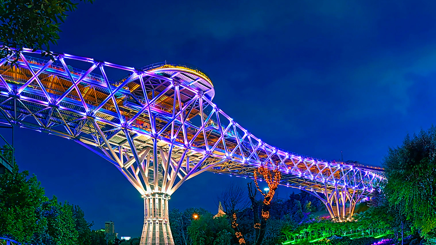 پل پیاده طبیعت + تصاویر