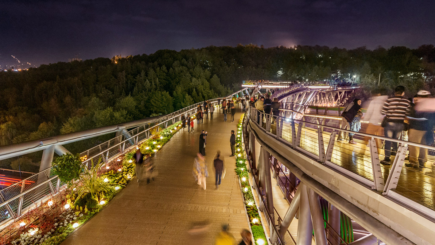 پل پیاده طبیعت + تصاویر