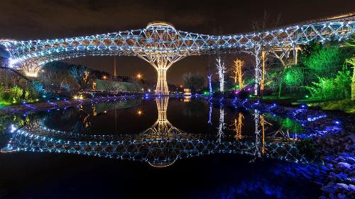 پل پیاده طبیعت + تصاویر