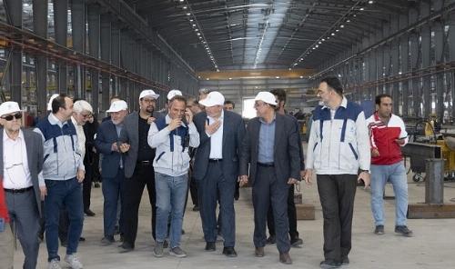 بازدید مدیرعامل هلدینگ غدیر از کارخانه صنعتی سازی ساختمان 