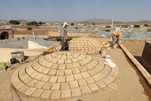 آغاز عملیات مرمت آب ‌انبار تاریخی روستای تود شکچویه شهرستان کوهپایه